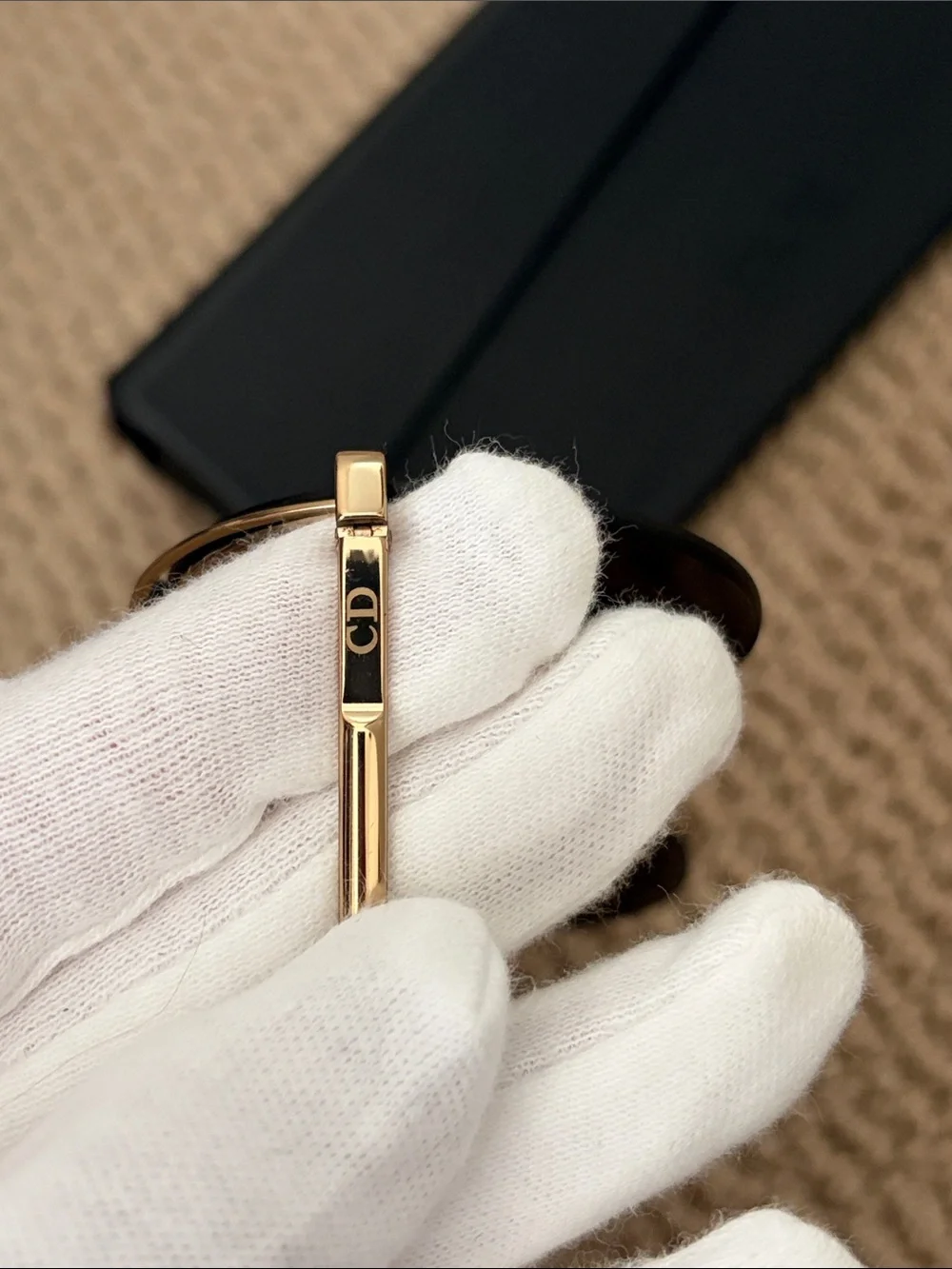 Dior Black and Gold Men’s Aviator Sunglasses